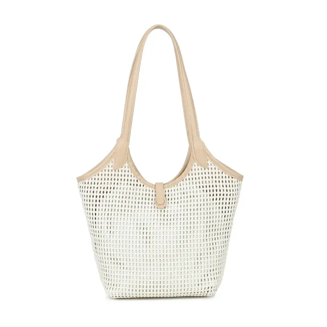 Gallantry Paris Oréna sac épaule beige ajouré