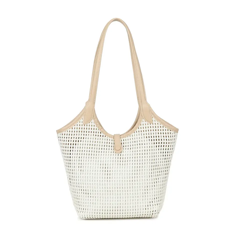 Gallantry Paris Oréna sac épaule beige ajouré