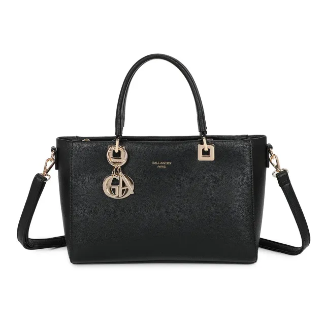 Gallantry Élancia sac à main noir façon saffiano