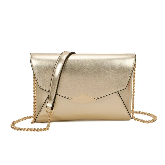 Gallantry Paris Grenat pochette bandoulière rouge chaîne