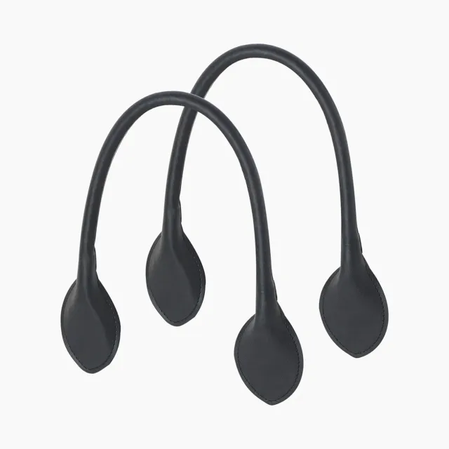 O bag anse courte cœur synthétique noir
