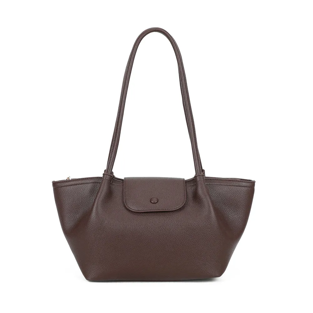 Gallantry Paris Aura Soft sac à main noir cuir souple