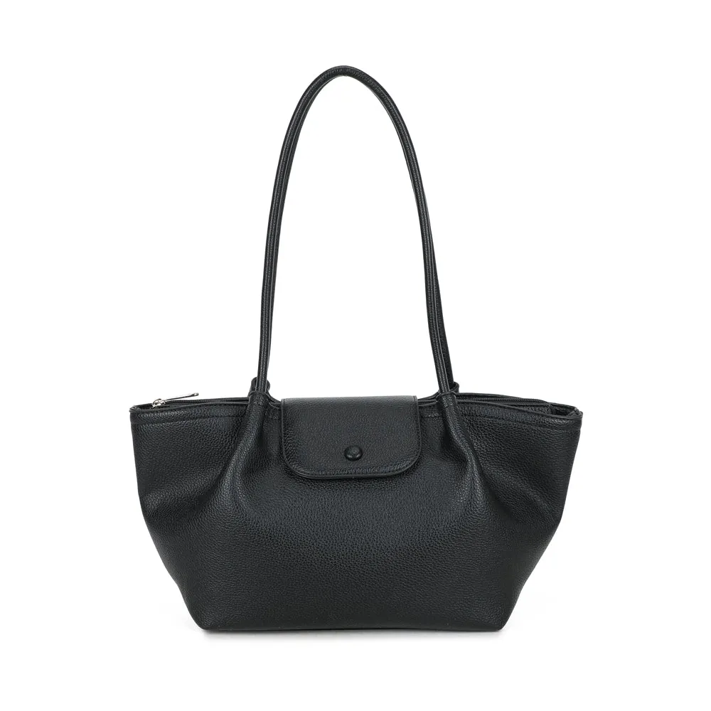 Gallantry Paris Aura Soft sac à main noir cuir souple