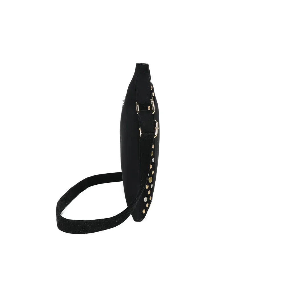 Gallantry Velia sac bandoulière noir à clous