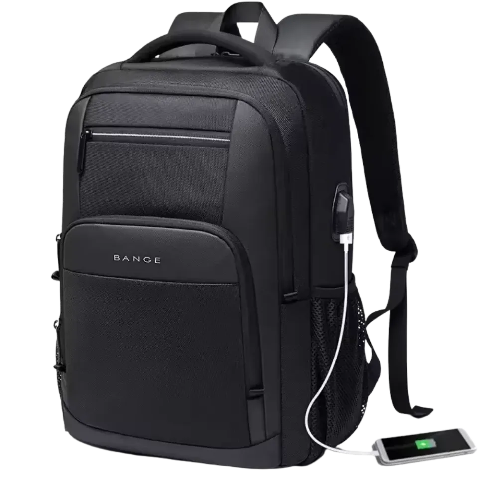 Mon Sacoche PC Portable sac à dos noir 15,6 pouces USB