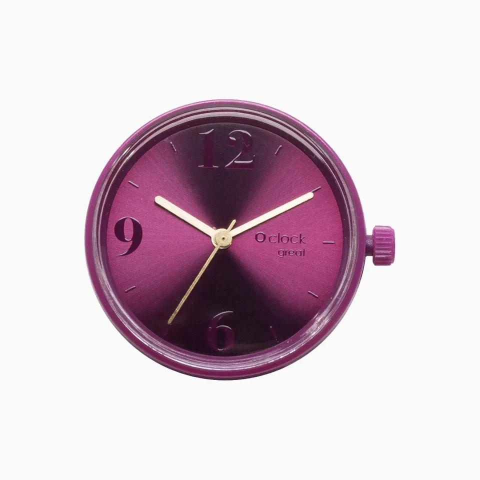 O Clock Great mécanisme montre soleil violet