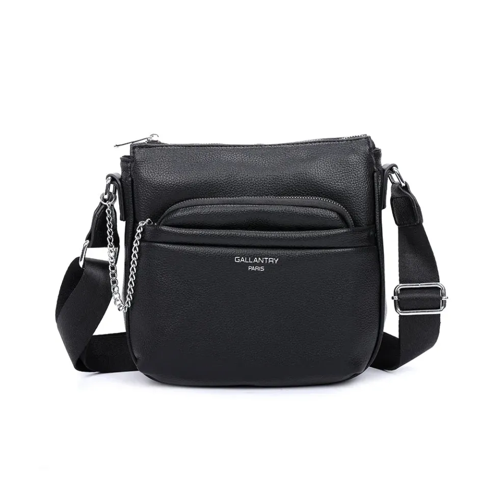 Gallantry Paris Alex sac bandoulière noir zippé