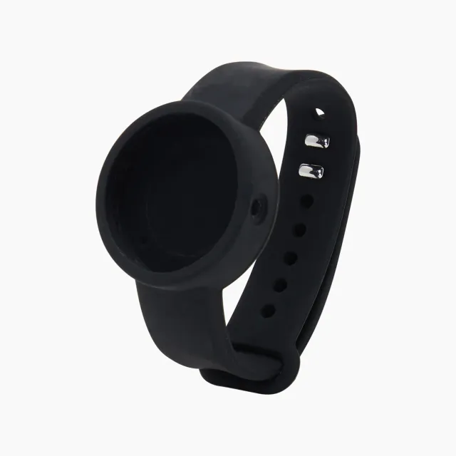 O bag O Clock bracelet montre réglable noir silicone