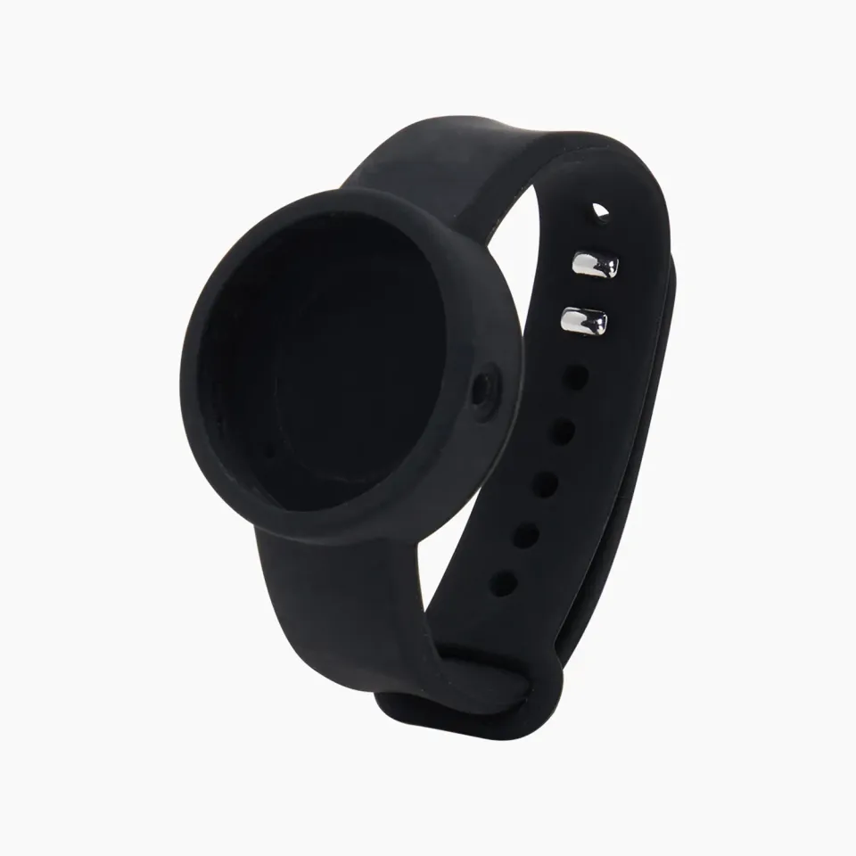 O bag O Clock bracelet montre réglable noir silicone