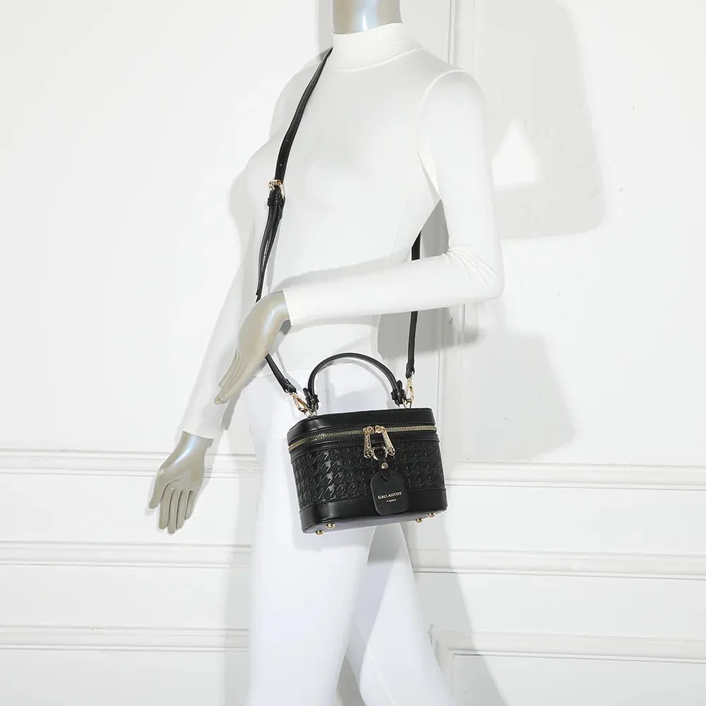 Gallantry Paris Le Bambino petit sac vanity Noir pied-de-poule