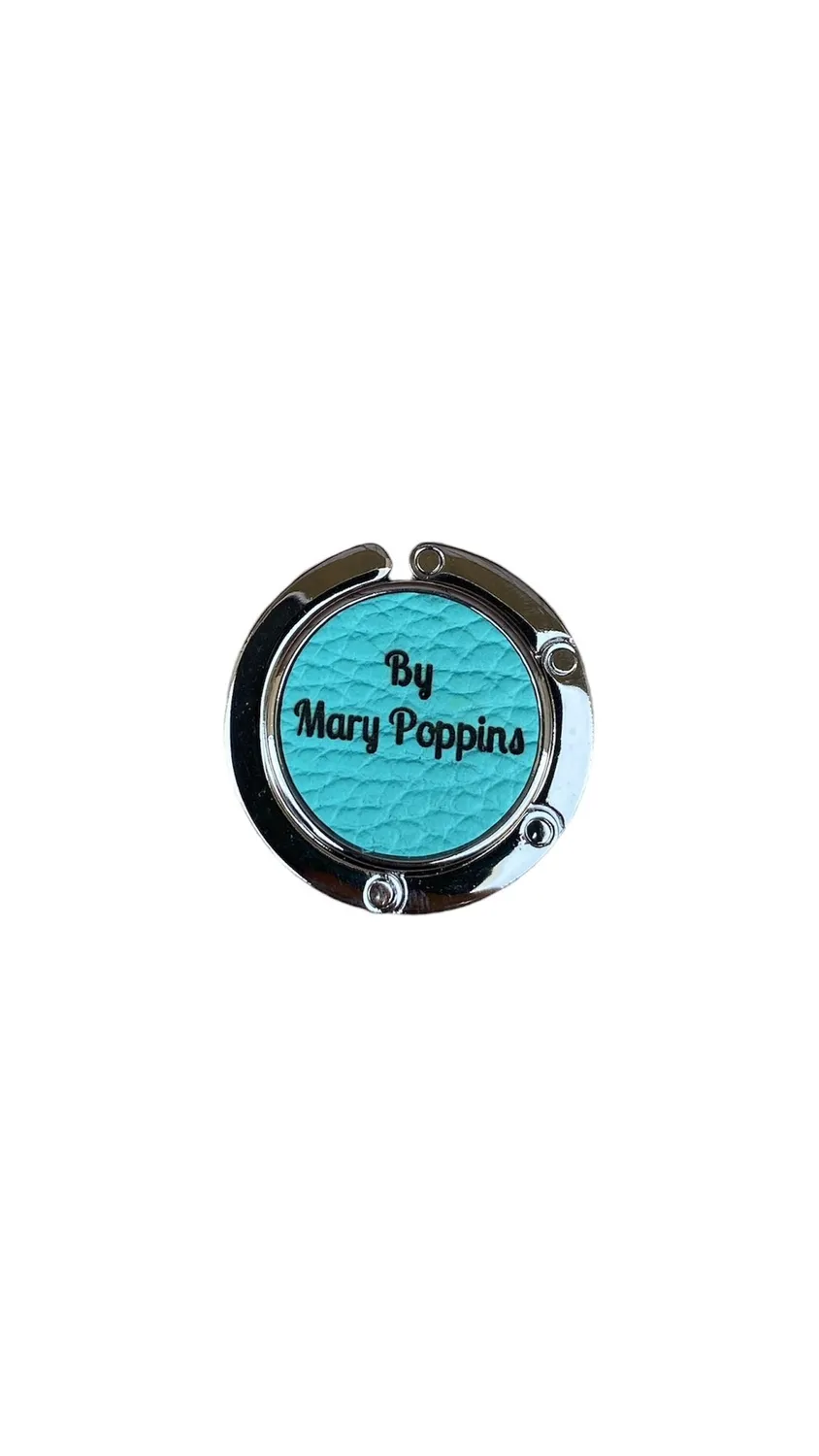 Hexagone Cuir By Mary Poppins accroche-sac cuir Cognac aimanté