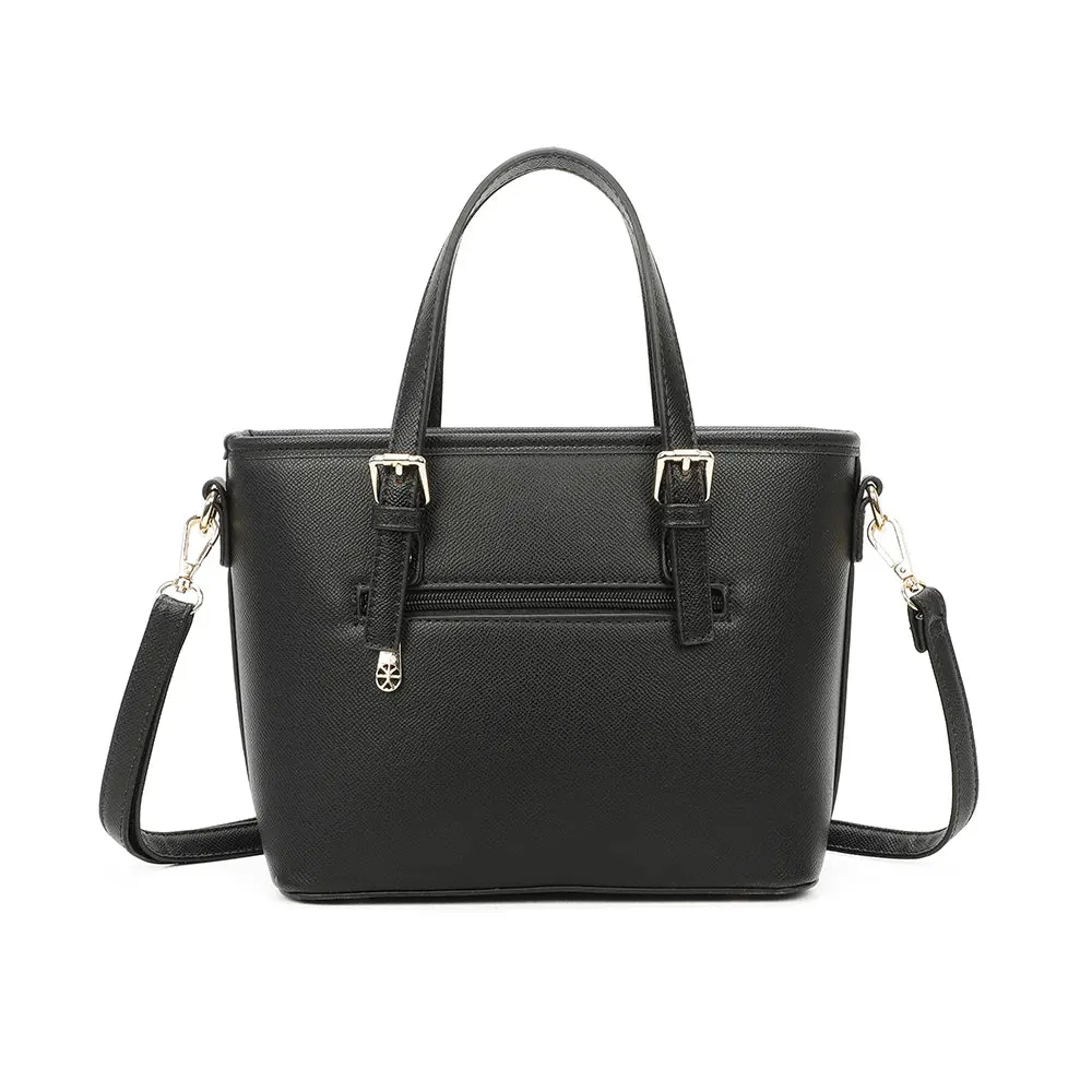 Gallantry Veya sac main Noir saffiano