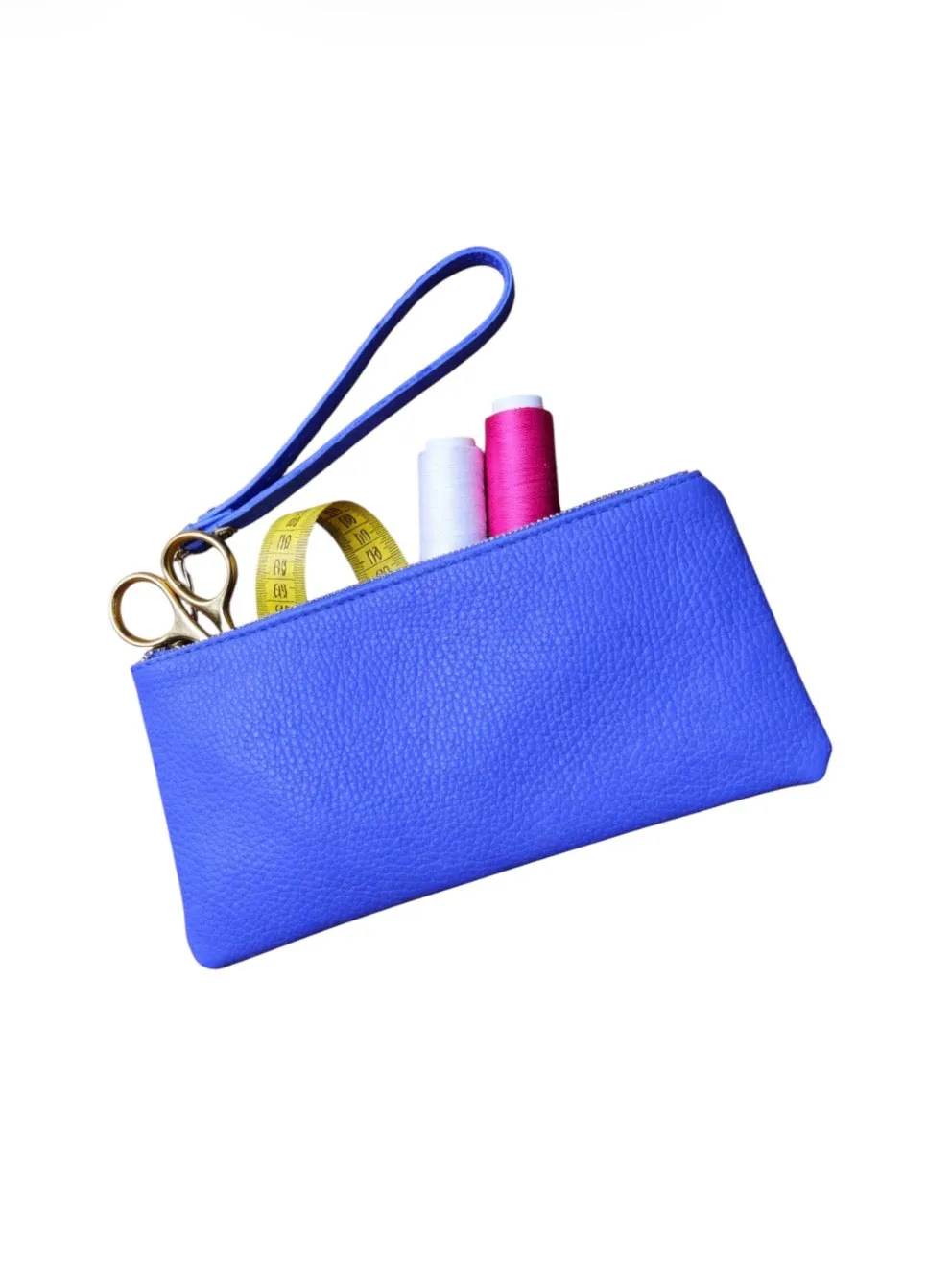 Hexagone Cuir Little Pocket pochette cuir grainé