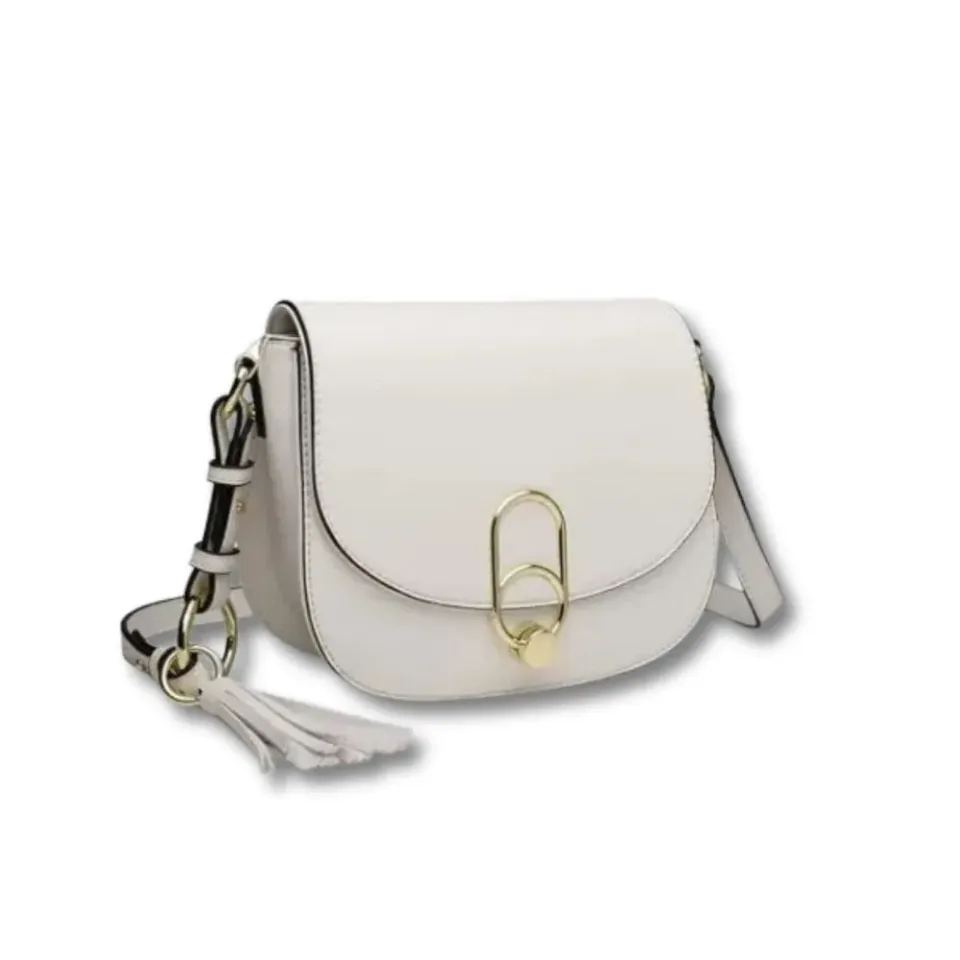 Maison Sacoches Signature sac à main beige grainé rabat