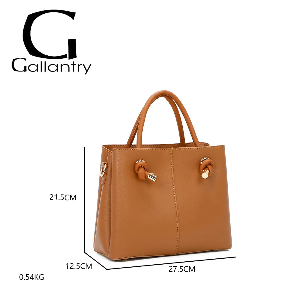 Gallantry Paris Le Ambre sac à main marron bandoulière amovible