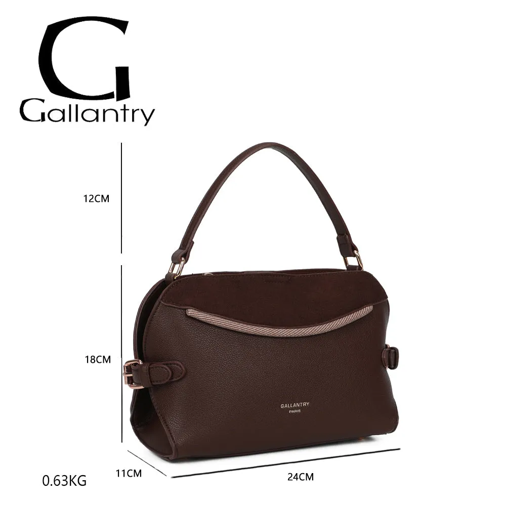 Gallantry Paris Odrane Sac à main Coffee Zippé