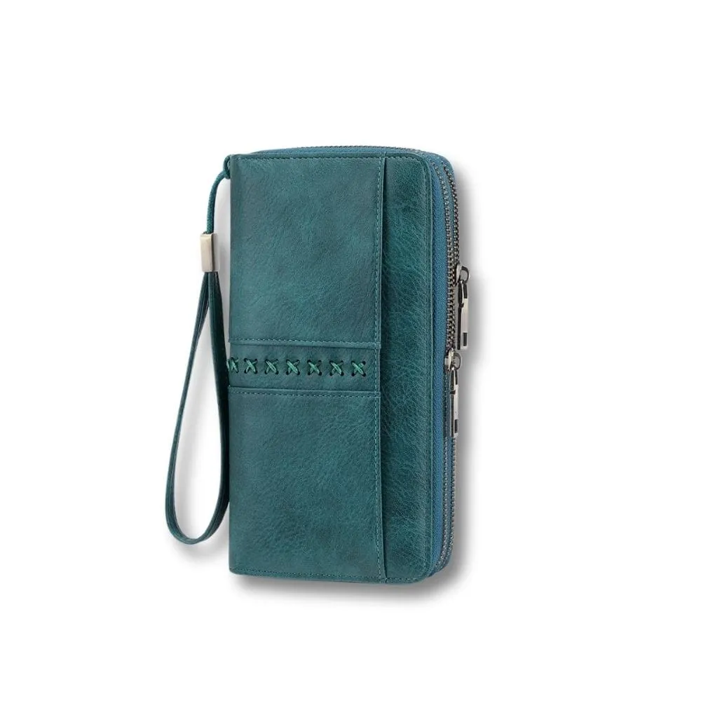Maison Sacoches Nolia pochette téléphone femme marron-blanc