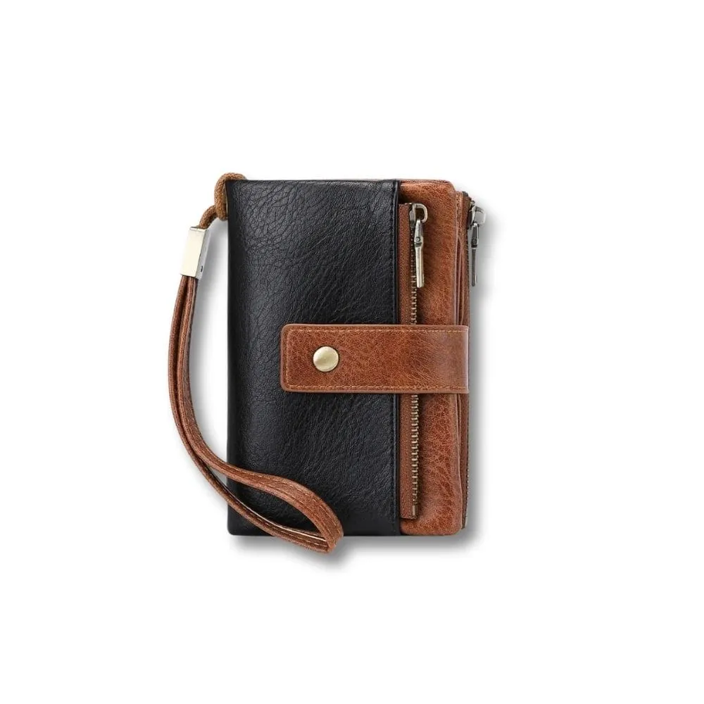 Maison Sacoches Isora Porte-Monnaie Femme Vert Cuir