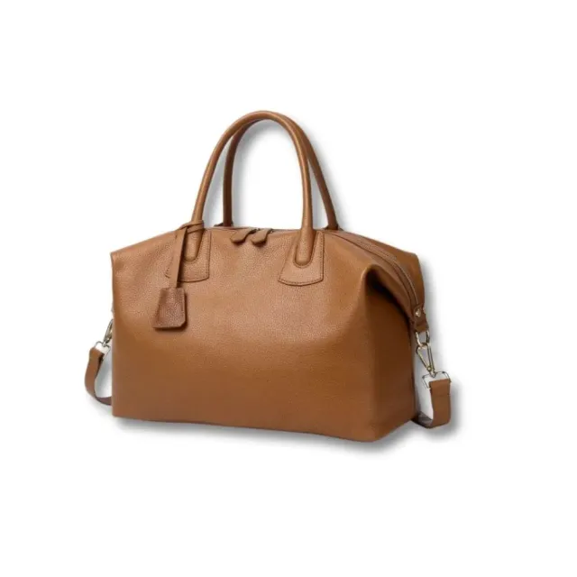 Maison Sacoches Élise sac cabas femme Noir cuir véritable