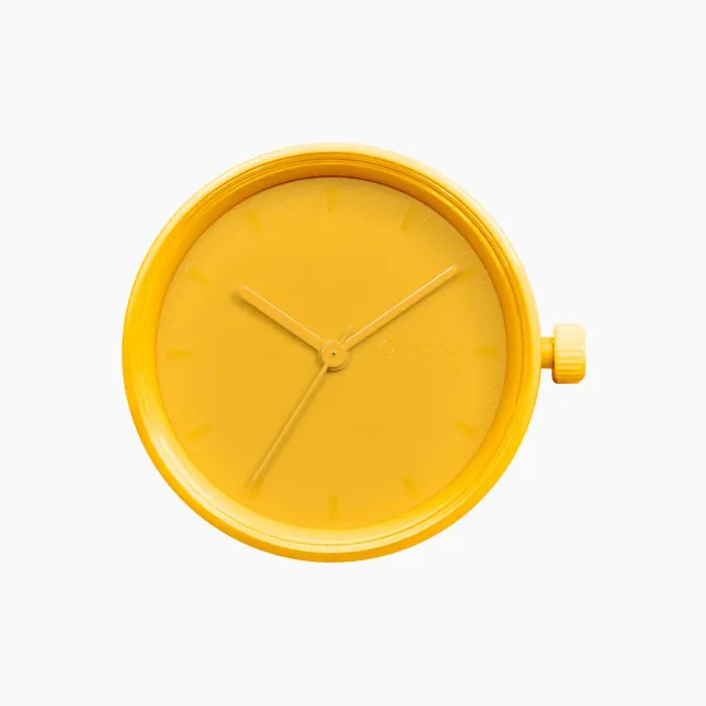 O bag O clock Great mécanisme Tone on Tone citron