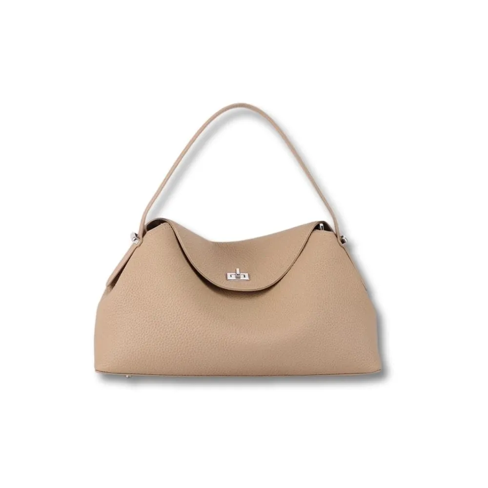 Maison Sacoches Solène Petit Sac à Main Noir souple