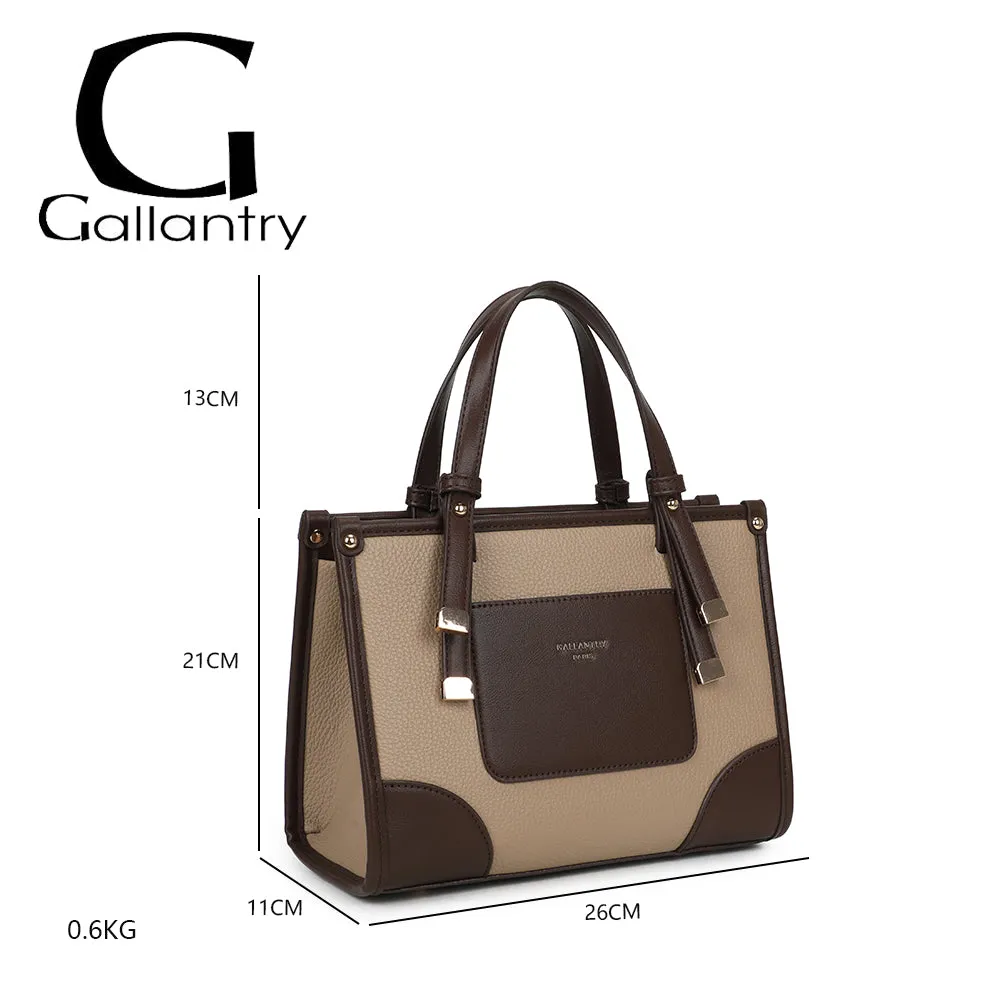 Gallantry Paris Soranio sac à main taupe grainé