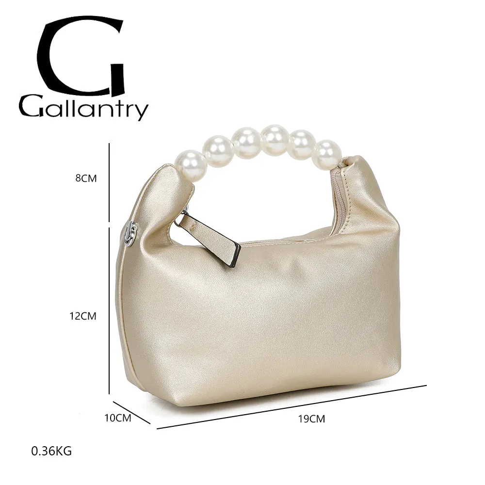 Gallantry Paris Lumière Perle sac bandoulière beige perles