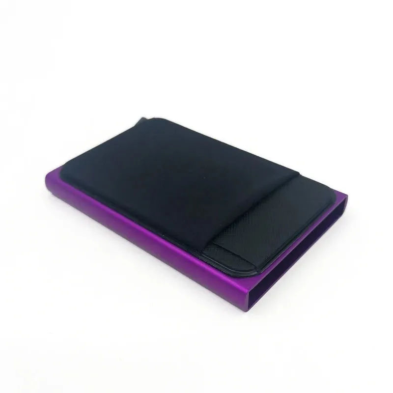 Mon Sacoche Aluminium Porte Cartes Anti-RFID Noir
