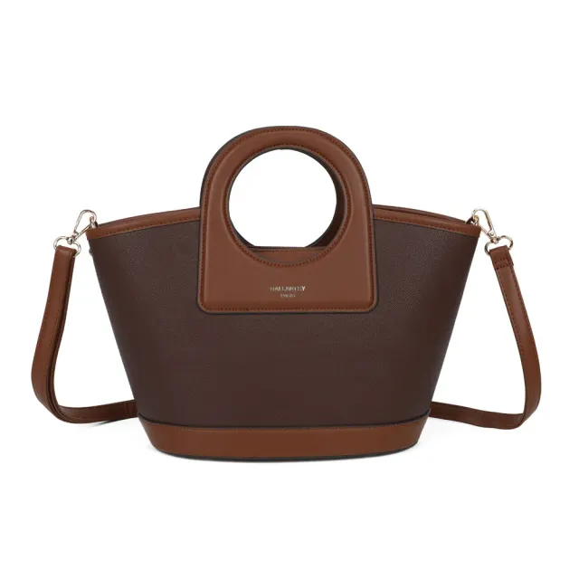 Gallantry La Eulalie sac à main bicolore Coffee