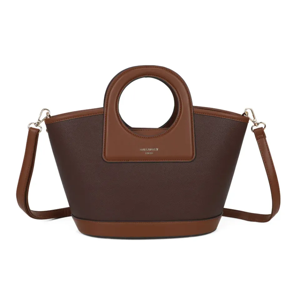 Gallantry La Eulalie sac à main bicolore Coffee