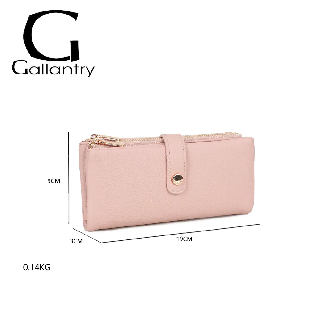 Gallantry Paris Rosy Chic portefeuille noir zippé