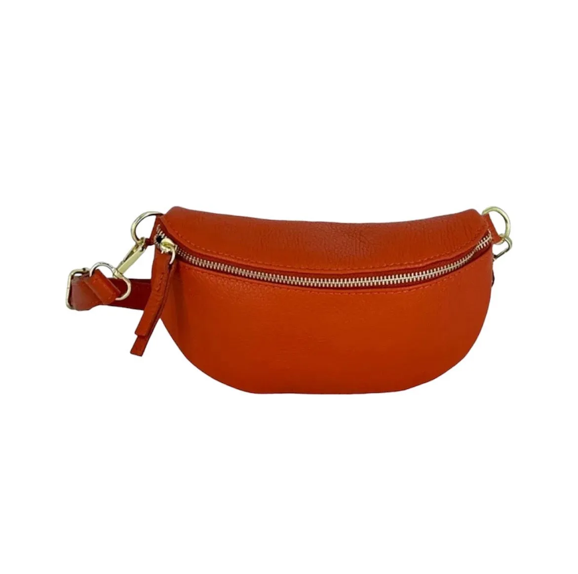Hexagone Cuir Banane Small banane cuir noir