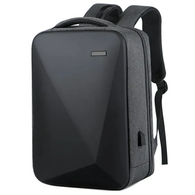 Mon Sacoche Imperméable sac à dos homme gris USB