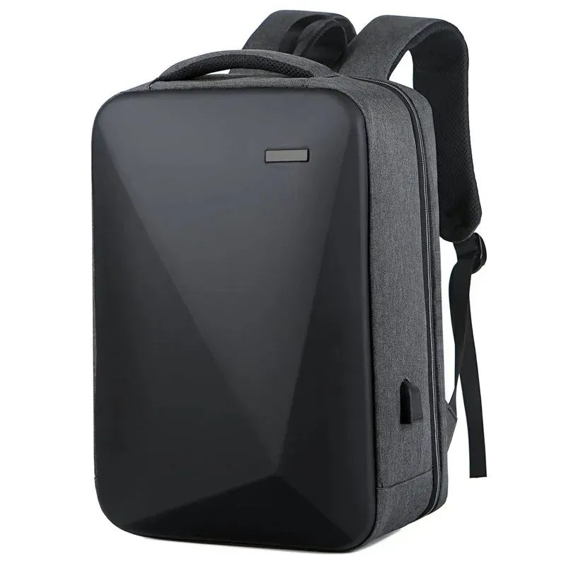 Mon Sacoche Imperméable sac à dos homme gris USB