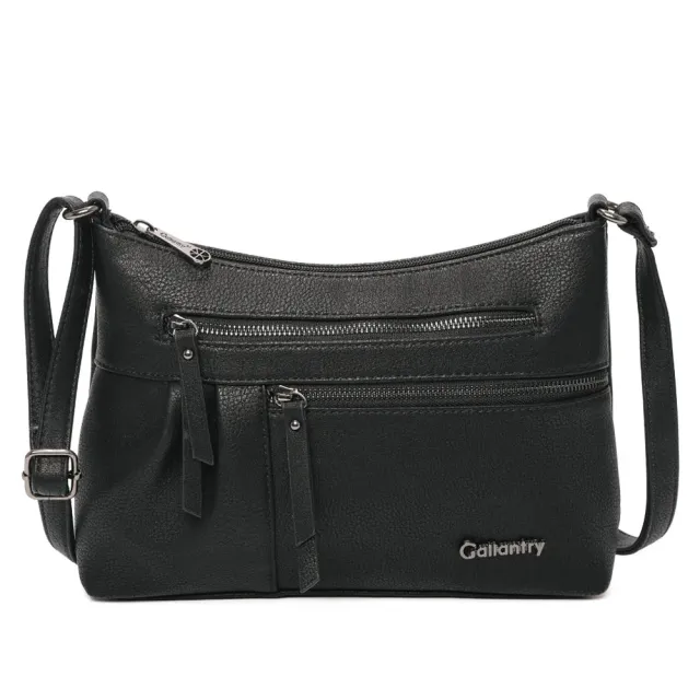 Gallantry Auréane sac bandoulière noir grainé léger