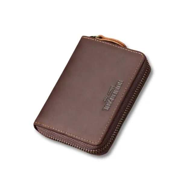 Maison Sacoches Daren porte-carte homme marron cuir