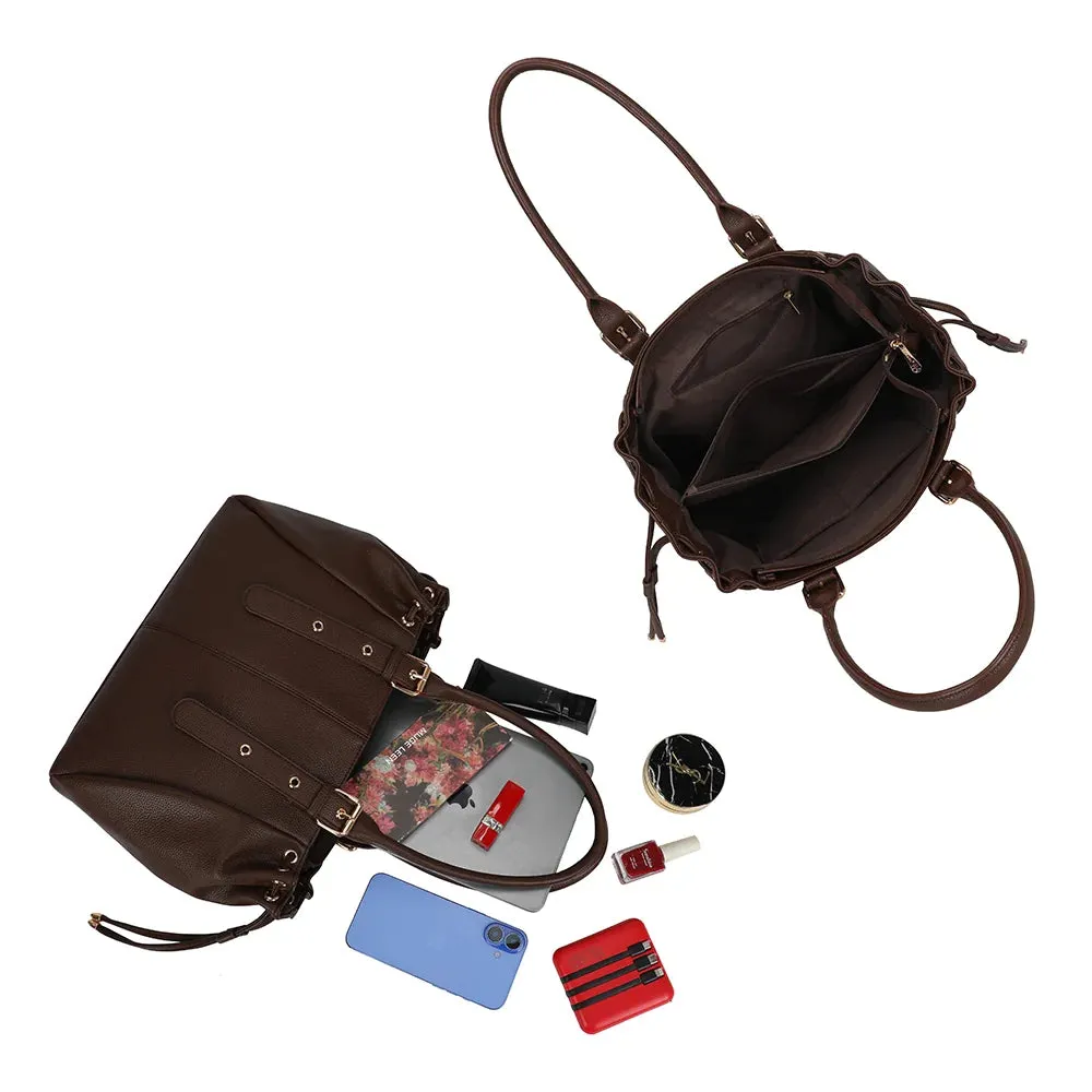 Gallantry Le Saint-Honoré sac cabas Coffee grand