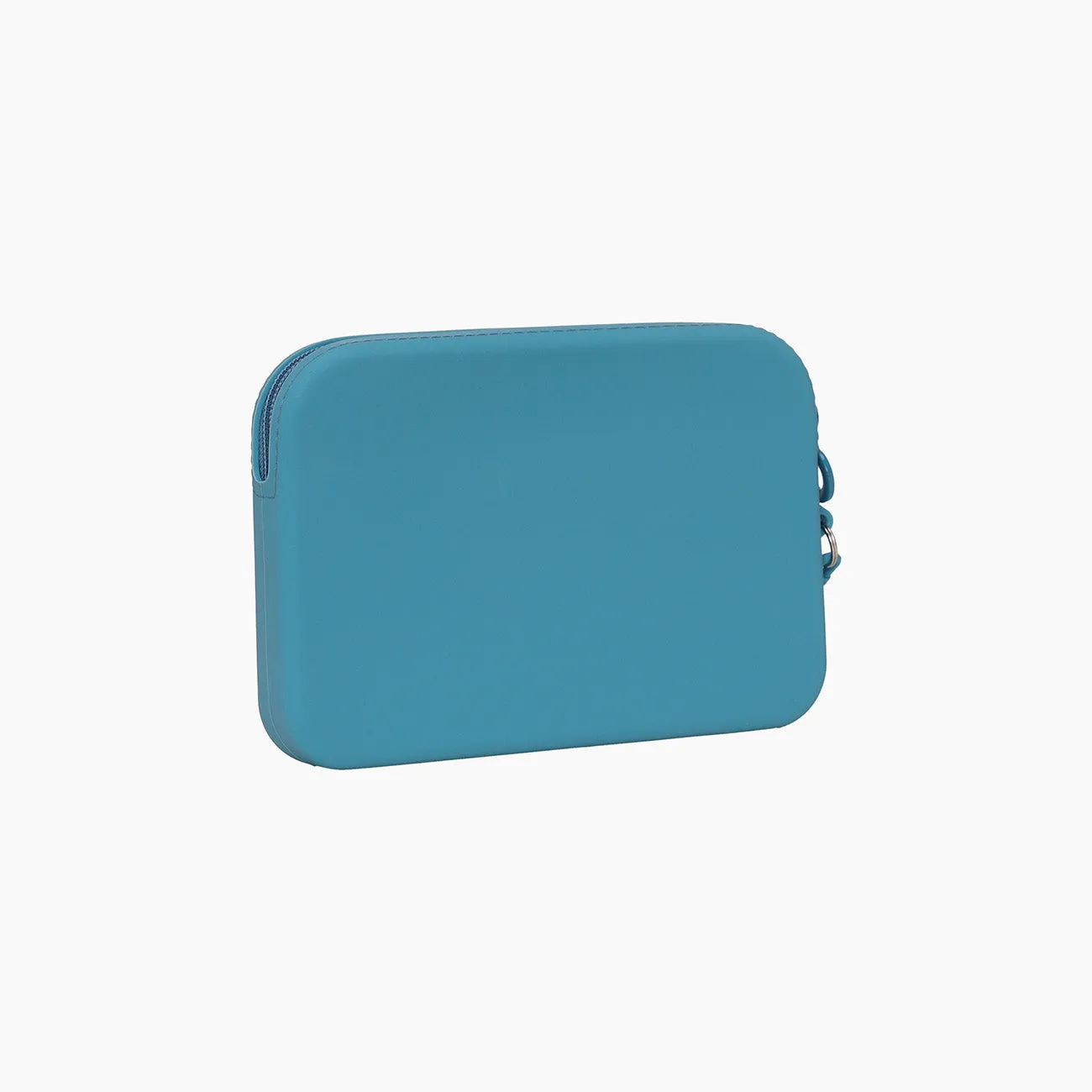 O bag Fiesta pochette silicone bleu clair zip