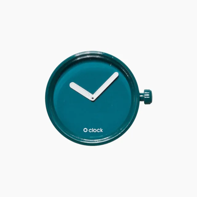 O bag O Clock mécanisme montre bleu eau