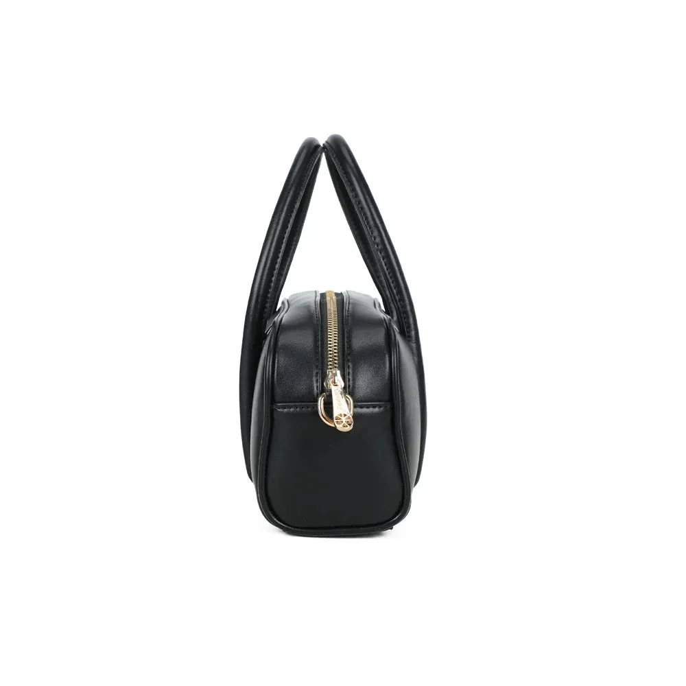 Gallantry Paris Pauline petit sac bowling noir lisse