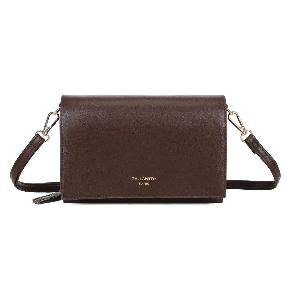 Gallantry Alessia pochette bandoulière noir compartiments