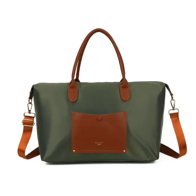 Gallantry Paris Vadrouille Chic cabas vert foncé grand