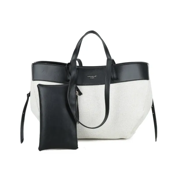 Gallantry Palazzo cabas beige coffee pochette