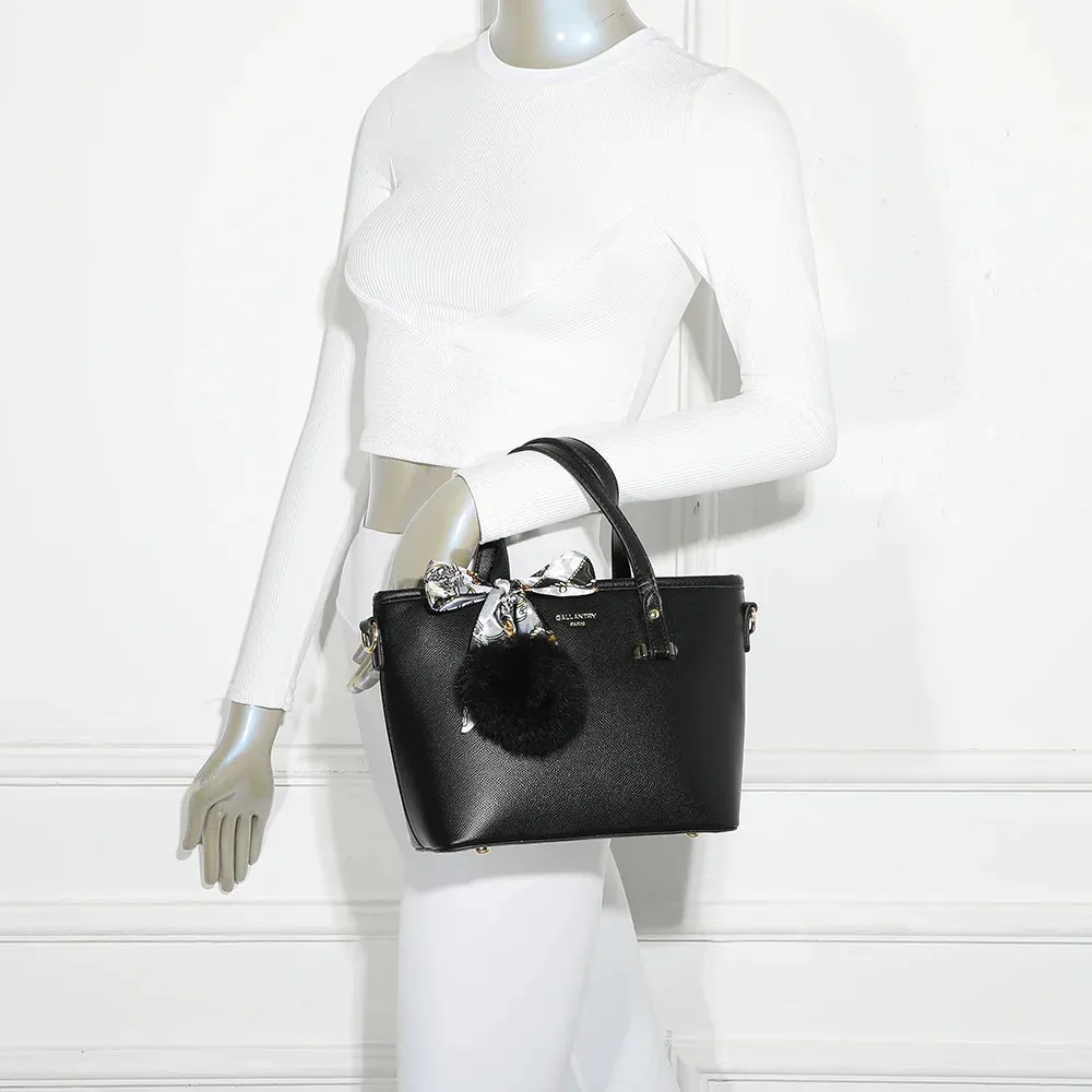 Gallantry Paris Le Amélis sac à main Noir foulard