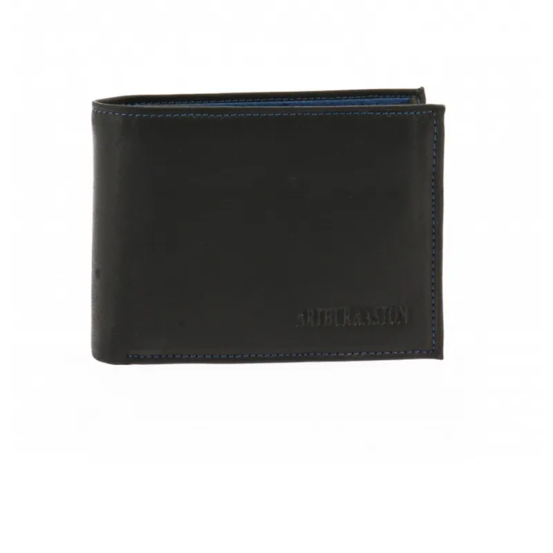 Hexagone Cuir AA Horizon portefeuille noir