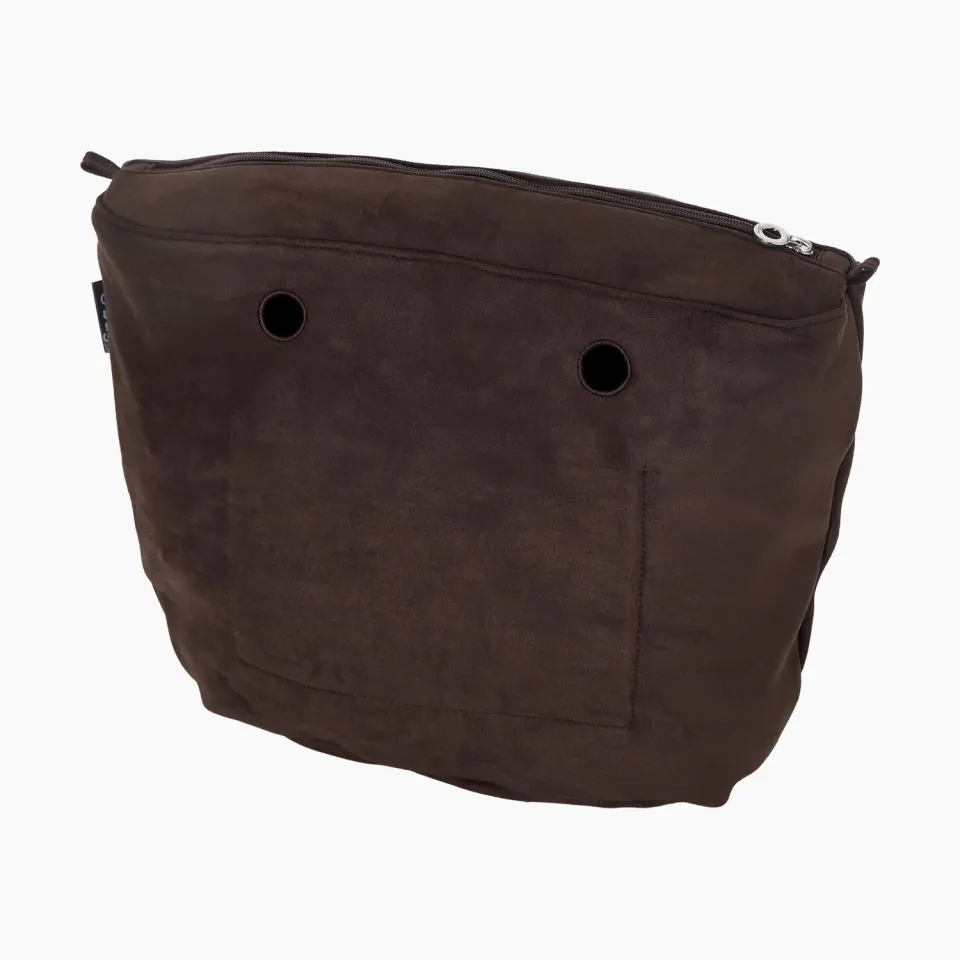 O Bag pochette interieure suedine tete de maure