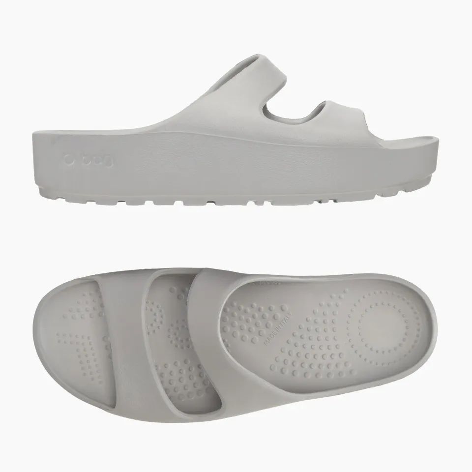 O bag O Shoes High sandales gris clair