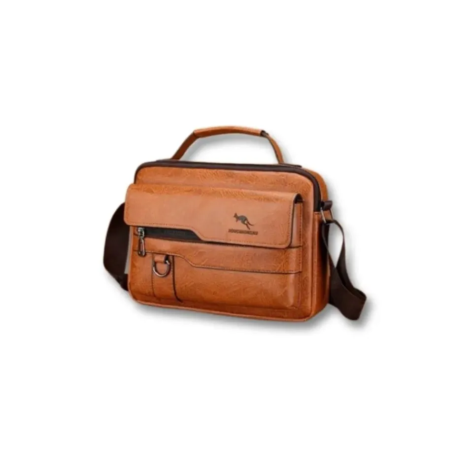 Maison Sacoches Altair sacoche cuir marron bandoulière 28 cm