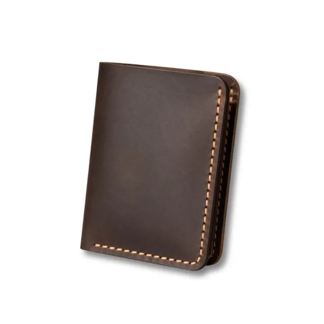 Maison Sacoches Nox Porte Carte Cuir Homme Noir Vertical