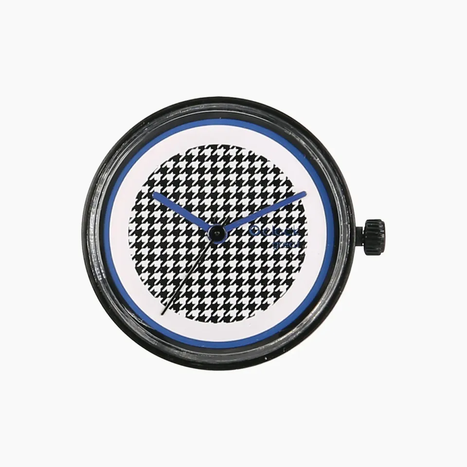 O bag O Clock Great mécanisme montre bluette rose